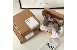 China Custom Brown Carton Mailing Box Shoe Box Clothing Box Large / Medium / Small supplier
