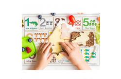 China Non Slip Adhesive Disposable Baby Placemat PVC Free For Dining Table supplier