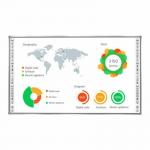 86 Inch Intelligent Digital Whiteboard Infrared Touch Technology for Education Training and Interactive Features for sale