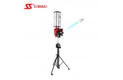 China Smart Shuttlecock Badminton Shooting Machine With Internal Battery For Feeding Training supplier