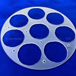 Custom Quartz Frosted Accessories Semiconductor High Temperature Resistance High Purity
