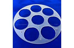 China Custom Quartz Frosted Accessories Semiconductor High Temperature Resistance High Purity supplier