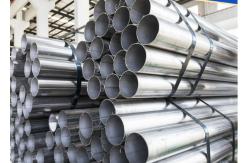 China Galvanized ERW Steel Pipe Grade A53/ A106/ S235JR/ S355JR For Oil Pipeline supplier