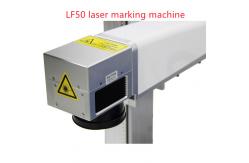 China Jewelry Coding And Marking Machine Touch Screen 50w Fiber Fly Laser Printer supplier