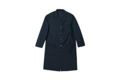 China Placket Buttons Long Collar Suit Anti Static Black Work Clothes supplier
