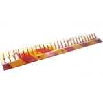 Surface Mounting Yellow Red Color Tire killer , puncture tire spikes security for sale