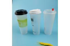 China High Temp Resistant 24oz 700ml Disposable Bubble Tea Cups supplier