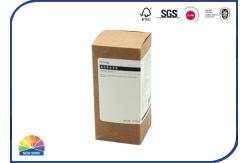 China Custom Printed Folding Carton Box Recycled Kraft Paper Cosmetic Shampoo Packaging supplier