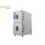 2 Zone Temperature Heat Cold Impact Testing Machine Battery Thermal Shock Test Chamber for sale