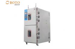 China 2 Zone Temperature Heat Cold Impact Testing Machine Battery Thermal Shock Test Chamber supplier