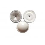 Metal Self Locking Domed Caps , White Black Color Dome Cap Washer Cover Weld Pin for sale
