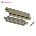 TYCO 25 pair Female Centronic Solder Connector With 90° Plastic Cover Certificated UL for sale