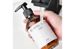 China Custom Empty PLA Biodegradable Plastic Bottles Cosmetic Shampoo Packaging supplier