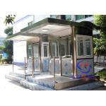 Waterproof Rustproof Sentry Box , Entrance / Exit Factory Security Guard Booths for sale