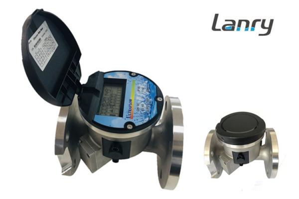 IP68 Ultrasonic Water Meter With 9 - Bit LCD Display CE Certified