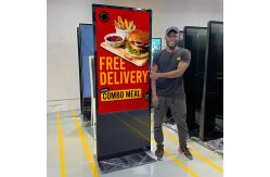 China HD Floor Standing Digital Signage 4k Vertical Touch Screen Kiosk Media Player supplier