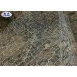Woven Wire Mesh Stone Retaining Wall For Bridge Protection Weather Proof for sale