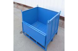 China Rust Resistant Steel Storage Cage Foldable Lockable Door With Padlock Hasp supplier