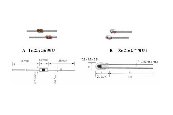 Glass Sealed NTC Thermistor For Temperature Compensation And Detection