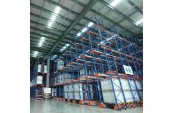 China High Density Warehouse Radio Shuttle Rack Heavy Duty Semi Automatic Racking System supplier