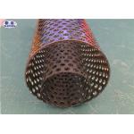 Spiral Prerforated Stainless Steel Wire Mesh Tube For Water Filter Element for sale