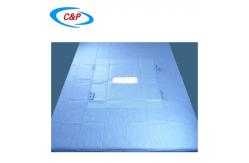 China Sterile SMS Transverse Laparotomy Drape Surgical Sheets Anti Static supplier