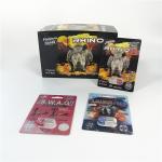 Customized Logo Blister Card Packaging Private Labels Single Foil Rhino 3D 69 7 Black Panther for sale