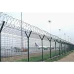 Welded Wire Security Fence With Razor Wire For High Level Security for sale