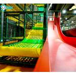 Large Indoor Playground Kid Naughty Castle Macarons Theme Indoor Playground for sale