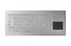 China Washable Kiosk Industrial Keyboard With Touchpad Integrated 83 Keys IP67 5V DC supplier