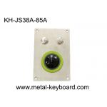 Resin Ball Industrial Trackball Mouse Waterproof Buttons With Metal Panel Mount for sale