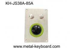 China Resin Ball Industrial Trackball Mouse Waterproof Buttons With Metal Panel Mount supplier