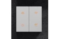 China KNX Protocol Three Button Light Switch With Built In LED Backlight supplier