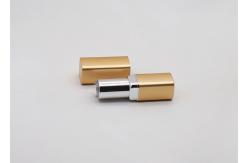 China Matte Gold Empty Lip Scrub Containers , Custom Lip Balm Tubes supplier