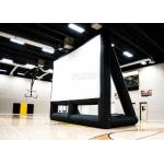Commercial 210D Inflatable Projector Movie Screen With Blower for sale