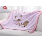 Newborn Thick Warm Baby Blanket With 2 Layers Super Soft Knitted Animal Pattern ECO for sale