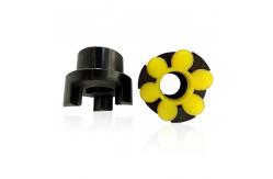 China Ml Plum Flexible Jaw Coupling Elastic Rubber Spider Flower For Motor supplier