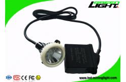 China Rechargeable Coal Miner Hard Hat Light 10000lux High Beam 22hrs IP67 Waterproof supplier