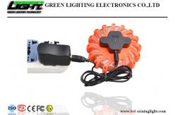 China 35hrs Working Time Led Flashing Warning Lights Rechargeable 9 Kinds Lighting Modes supplier
