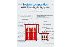 China Ig541 Fire Suppression System N2 Pipe Line Fire Extinguisher for Server Room supplier