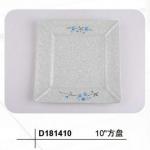 Black Melamine Soup Plate 8 Inch with Customized Logo Acceptable for sale
