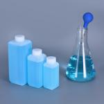 Anti-corrosion Square Empty Bottles 20ML HDPE Plastic Container for Reusable Packaging for sale