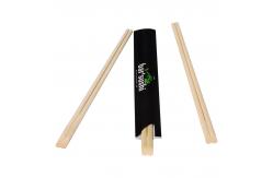 China Engraved Disposable Bamboo Chopsticks with Customized Packing and High Temperature Sterilization supplier