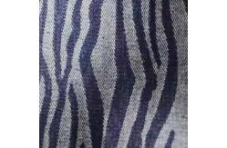 China Leopard Print Fall Winter Fabrics TC Stretch Denim Fabric 10X10 72*42 10OZ supplier