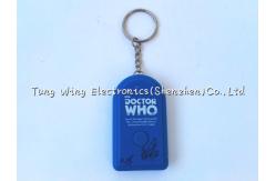 China Fashion U shaped Music Keychain / key rings , music Sound keyring supplier