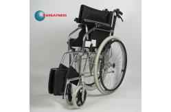 China Durable Aluminum Manual Wheelchair Plastic Handwheel United Brake QK869L supplier