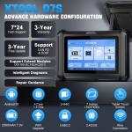 XTOOL D7S ECU Coding All System Diagnostic Scanner Active Test 36 Resets OBD2 Key Programming Tool CAN FD DoIP Upgraded of D7 for sale