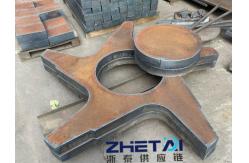 China Carbon Steel Custom Metal Plate Cutting Parts Radiating Many Industrial Fields supplier
