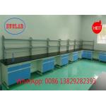 Phenolic Resin Chemical Resistant Chemistry Lab Workbench Lab Benches Manufacturers DTC105 DEG Hinged C frame for sale