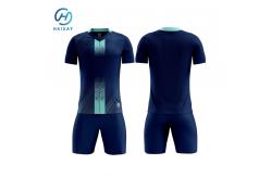 China Custom Classic V-Neck Soccer Uniform – Lightweight Team Kit with Name & Logo supplier